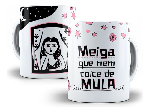 Caneca Tema Nordestino + Caixinha - Opção 04