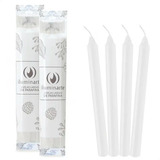 Velas Corte De Luz X4 25u. G. Utopia Color Blanco