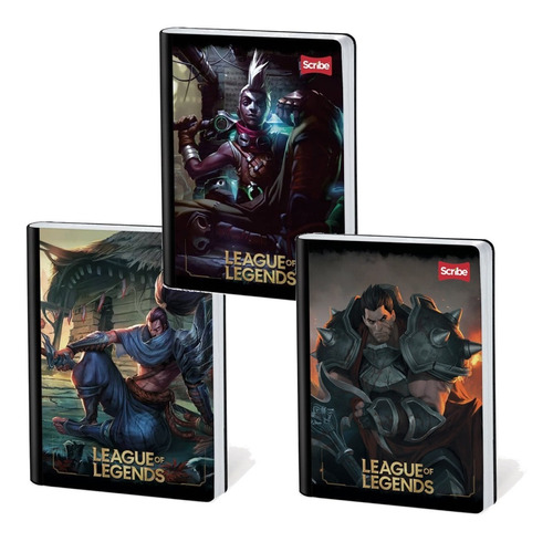 Cuaderno Cosido League Of Legends/arcane 100 Hojas Cuadr X3u