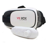 Óculos Vr Box 2.0 Realidade Virtual + Controle Cardboard 3d