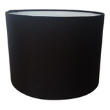 Pantalla Para Lámpara De Mesa Mod 35x25 Negro Liso 