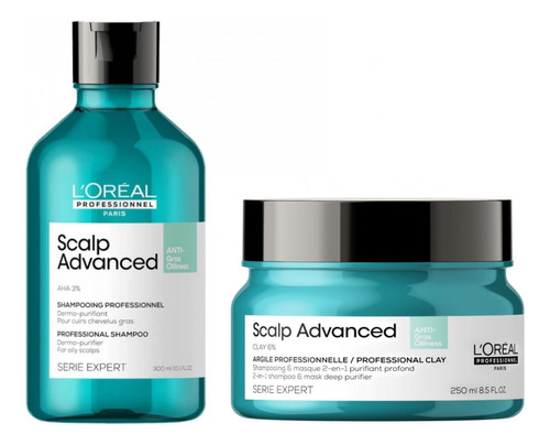 Sh + Trat Loreal Anti Grasa - mL a $383