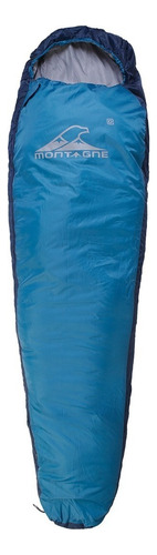 Bolsa Dormir Montagne Campamento Tenorio Pro Termica 0° Color Petroleo C/cierre Derecha