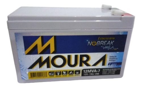 Moura Nobreak 12v  Mva 7ah Para No-break Apc Sms  Todos 7ah