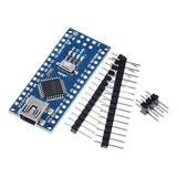 Placa Arduino Nano Conector V3 Pino Não Soldado Atmega168