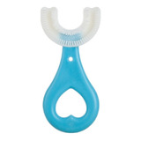 Escova De Dentes Infantil 360º/forma De U De Silicone Macio