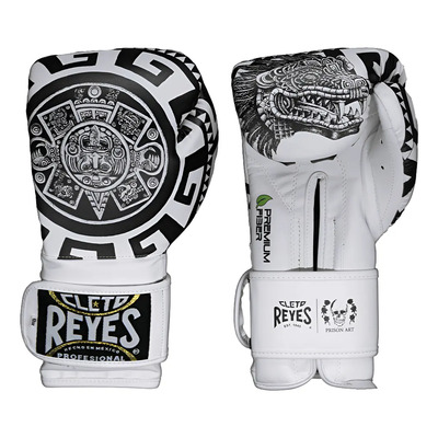 Guantes Premium Fiber Colección Origen Calendario Azteca Color Blanco Talla 14oz | Envío gratis