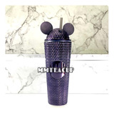 Vaso Glitter Mouse + Tapa Y Sorbete 710 Ml