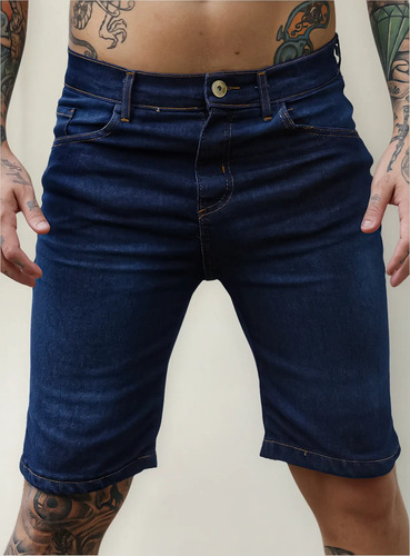 Bermudas Masculina Slim Com Lycra | MercadoLivre