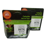 Kit Cartucho 667 Xl P/ Impressora 2774/3775 (preto E Color)