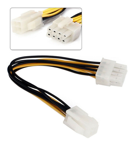 Cable Adaptador Eps Atx De 4 A 8 Pin Mother 30 Cm Merc Envio