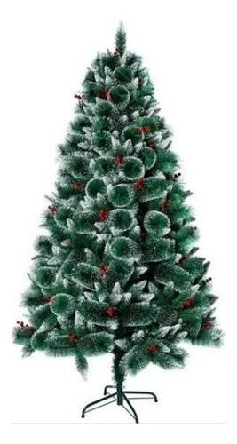 Árbol Navidad Decoración Arbolito Con Pino Navideño 150 Cm Color Verde