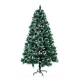 Árbol Navidad Decoración Arbolito Con Pino Navideño 150 Cm Color Verde
