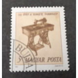 Sello Postal - Hungría - 1990 - Maquina De Coser Singer