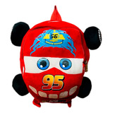 Morral Cars Peluche Rayo Mcqueen Maleta Niños Escolar