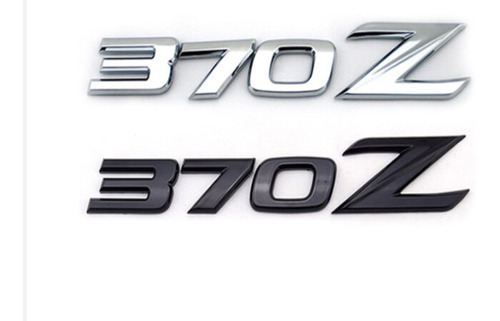 Emblema 370z Nissan Nismo Negro Cromado Autoadherible