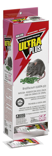 Veneno Ratas Granos Ultra Plus 30 Sobres Blíster Completo