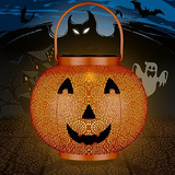 Farol Solar Colgante De Halloween Al Aire Libre  Luces Led