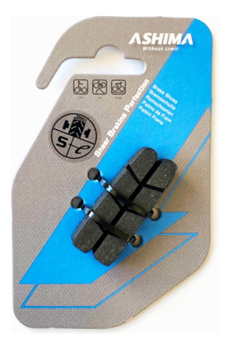 Patines Freno Aluminio Ashima Ar46r-p-al / Llanta 23-28mm