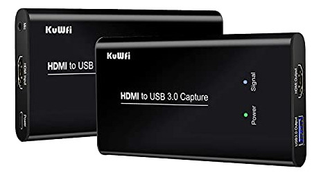 Tarjeta De Captura De Audio Y Video Kuwfi, Usb 3.0, Full Hd