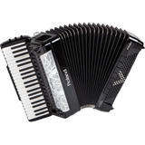 Acordeon Roland Fr-8x-bk Midi 41 Teclas 120bx Com Bag Preto