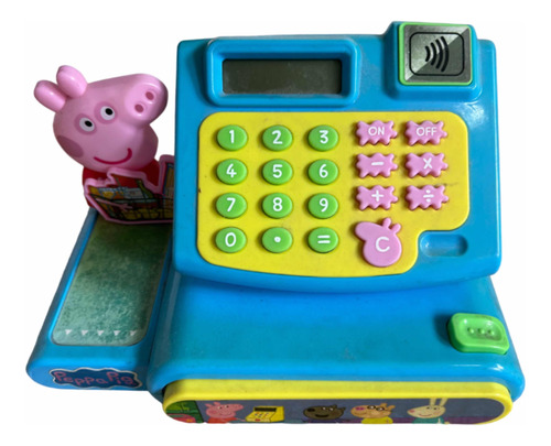 Caja Registradora Peppa Pig Con Calculadora Y Sonidos