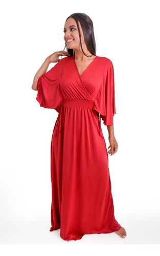 Kaftan Vestido Longo Homewear Camisola Longa