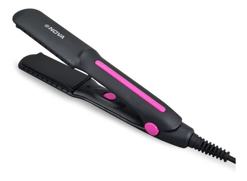 Planchita De Pelo Mini Nova Sx-8006 Negra 220v