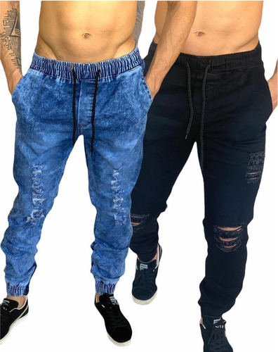 Kit 2 Calças Jogger Masculinas Estilosa E Confortável