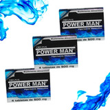 Power Man Cartera Pastilla Azul 12 Tabletas De 500 Mg
