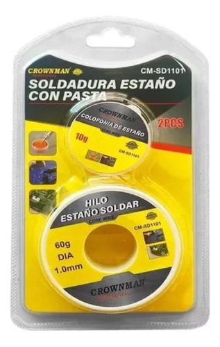 Soldadura Estaño Con Pasta 1.0mm