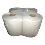 4 Rollos Bobinas Papel Tissue Toalla 20cm X 200mts Blancas