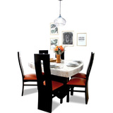 Comedor Minimalista Mod Miami 6 Sillas Moderno