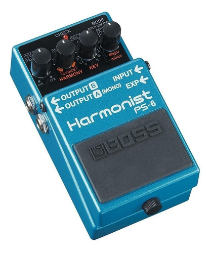 Pedal De Efecto Boss Harmonist Ps-6  Azul