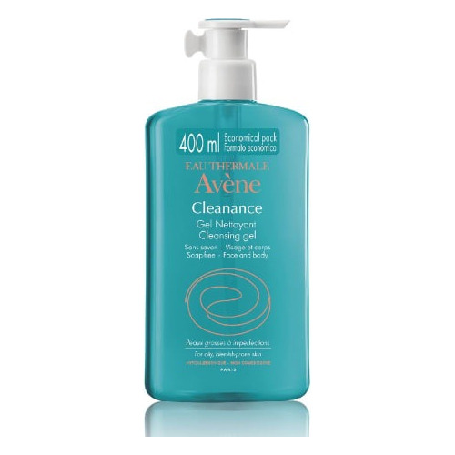 Avene Cleanance Gel 400ml Dermolipiador Facial Quita Barros