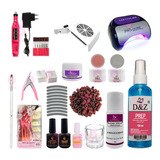 Kit Iniciante P/ Manicure Cabine Pro+ Lixadeira+ Sugador Pó+