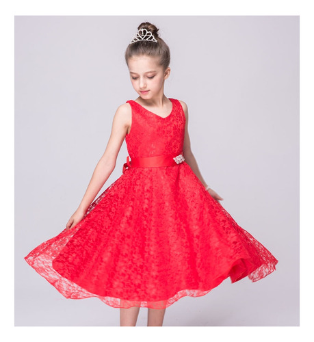 Vestido De Fiesta Para Niñas, Elegante, Largo, Vestido De No