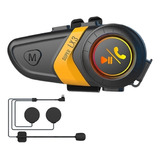 Fone De Ouvido Bluetooth Para Motocicleta, Capacete, Mãos