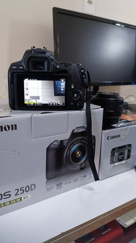 Câmera Canon Sl3 Kit Mais Lente 50mm