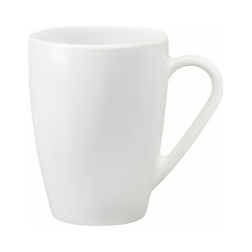 Jarro Jarrito Mugg Taza Vidrio Opal Templado Blanco 320 Cc