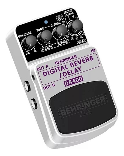 Pedal Behringer Digital Reverb Delay Dr400