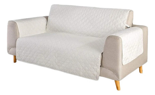 Cubre Sofa De 2 Cuerpos Con Ligas Sujetadoras Anti-derrame