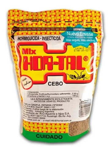 Hortal Mix Cebo Veneno Hormigas X 100 Gr