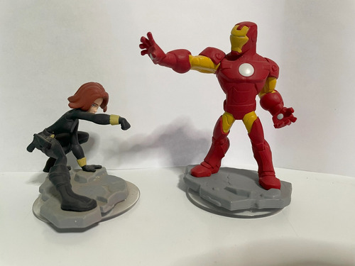 Disney Infinity Marvel's The Avengers Iron Man Black Widow 