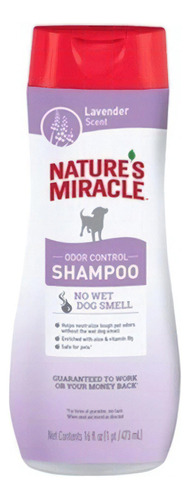 Shampoo Perro Nature´s Miracle Lavender Odor Control 473 Ml