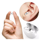 Audífonos Inalámbricos Invisibles Pequeños Con Bluetooth 5.3 Color Blanco