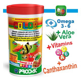 Alimento Peces Acuario Tropicales Color Hojuelas 250ml/50g 