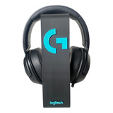 Suporte De Headset Gamer - Logotipo Logitech  Setup Pcgamer