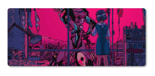 Mousepad Xxl 80x30cm Cod.635 Anime Neon Genesis Evangelion