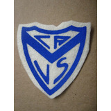 Escudo Felpa Velez 6,5x5,5 Original Antiguo Camiseta Futbol